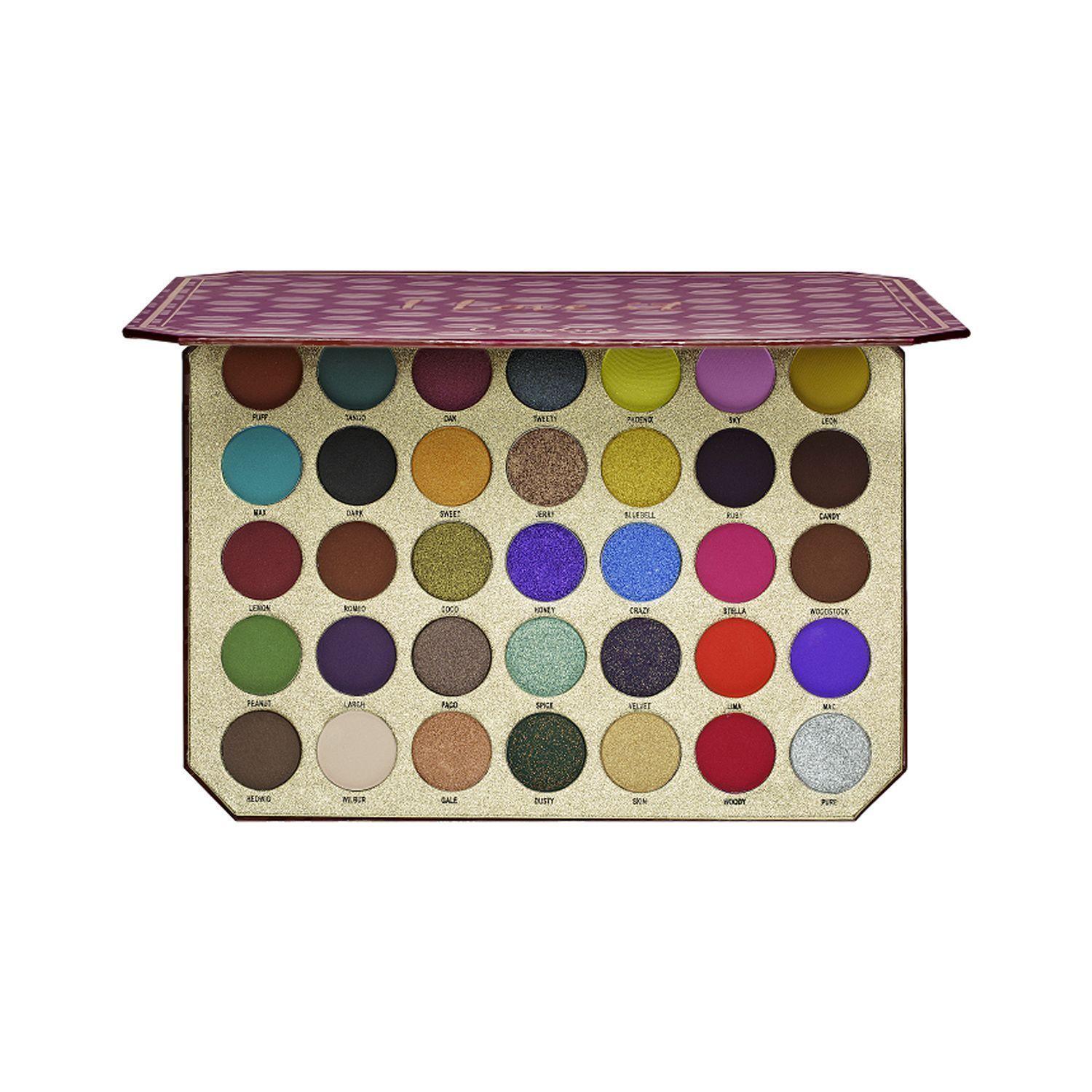 Pack Paleta de Sombras "I Love It" de Candice Cosmetics + Set de 24 Brochas Pastel Lime Party Beauty Creations-1