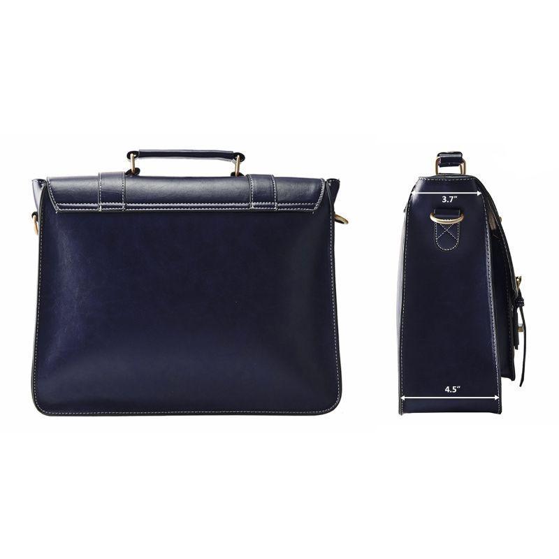 Ecosusi Maletín CLASSIC para laptop 14.7"- Azul-5