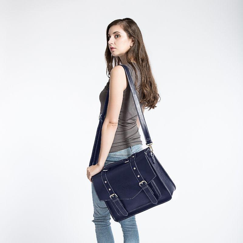 Ecosusi Maletín CLASSIC para laptop 14.7"- Azul-1