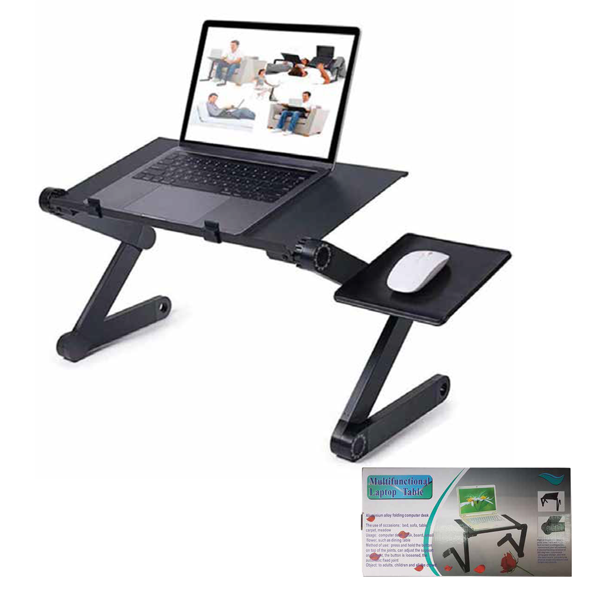 Soporte Laptop Soporte Macbook Cooler Negro-2