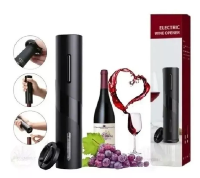 Sacacorchos Eléctrico Destapador De Vino Automatico-2