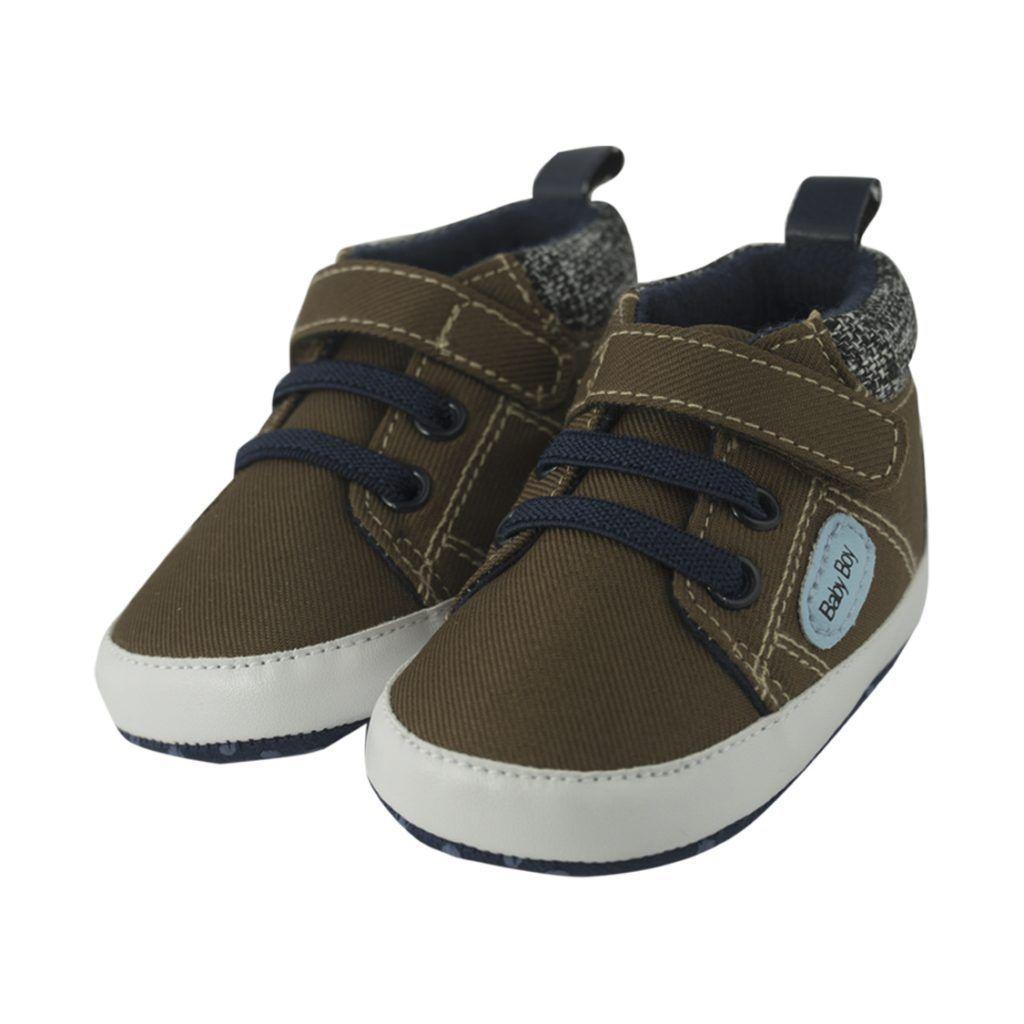 Zapatos Café con Velcro para Bebé Pumucki-0