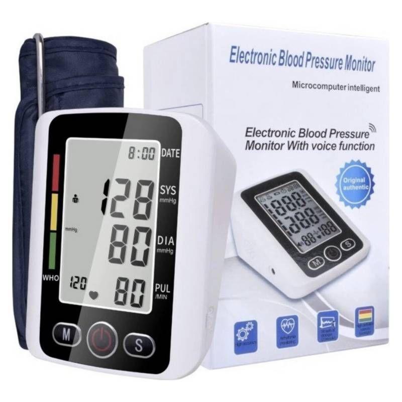 Toma presión de brazo digital Pilas gratis-0