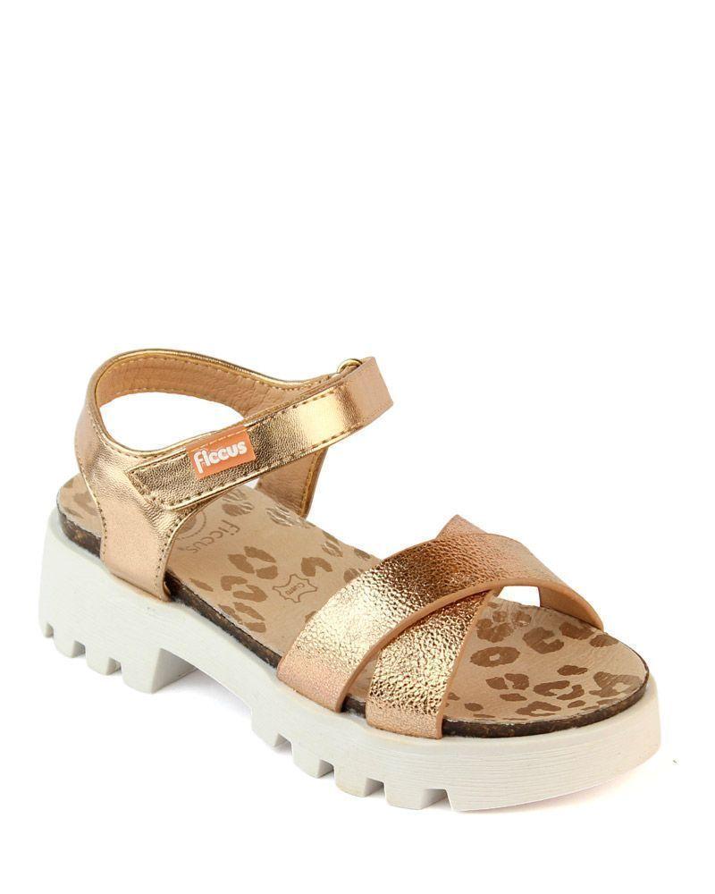 Sandalia Abierta Velcro Acorrer Niña Ficcus-0