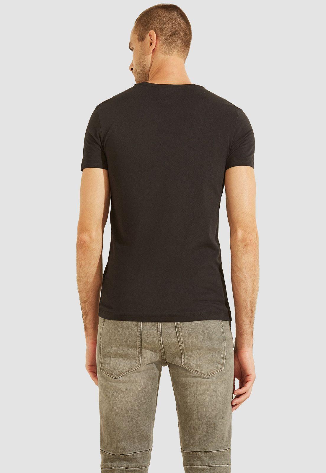 Polera Guess Caleb Hero V Neck Ss-3