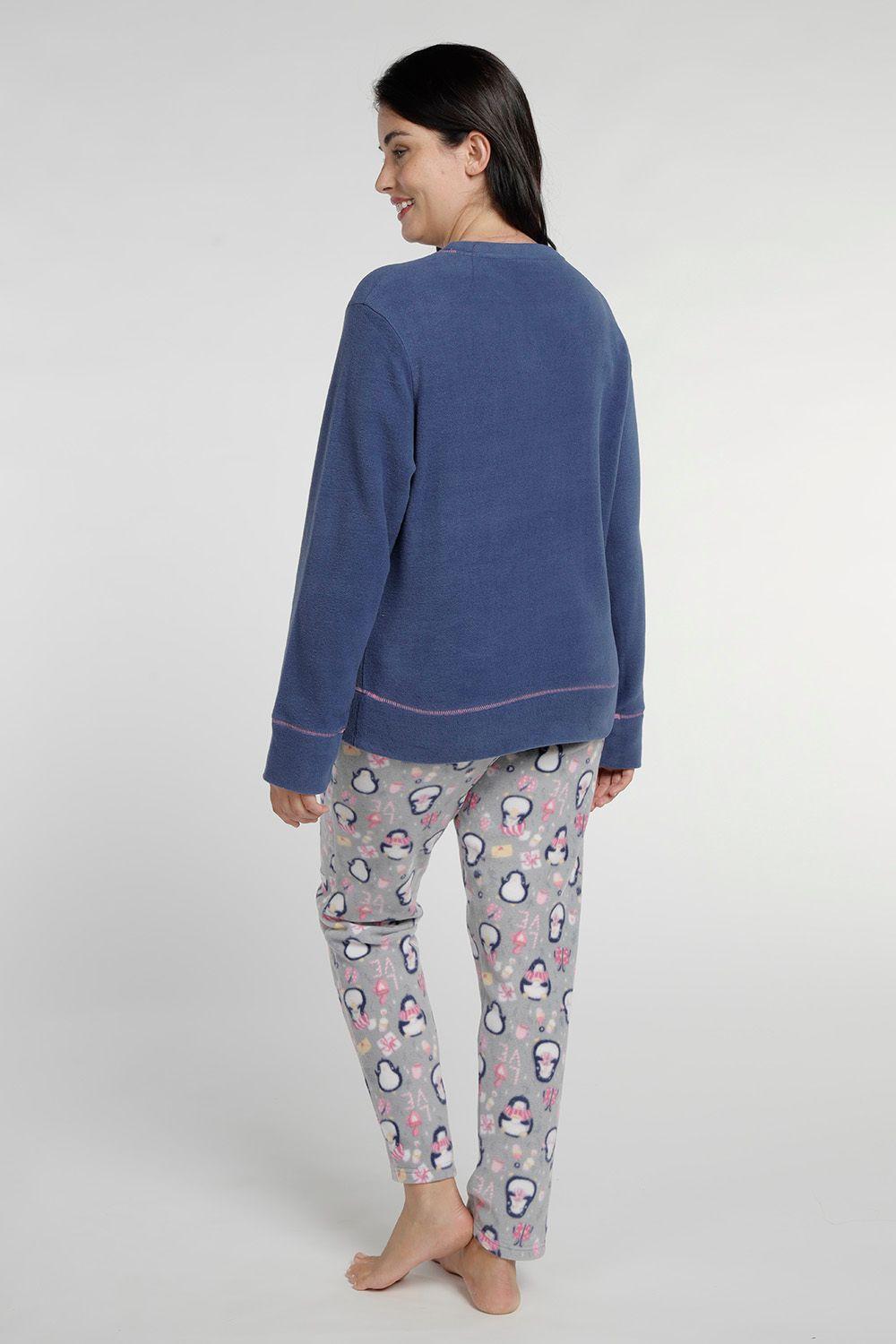 Pijama Mujer Polar KAYSER 60.1371M-AZU-1