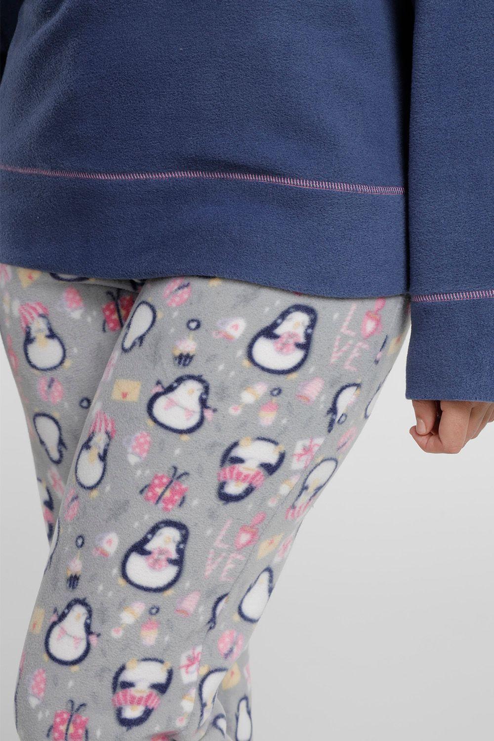 Pijama Mujer Polar KAYSER 60.1371M-AZU-2