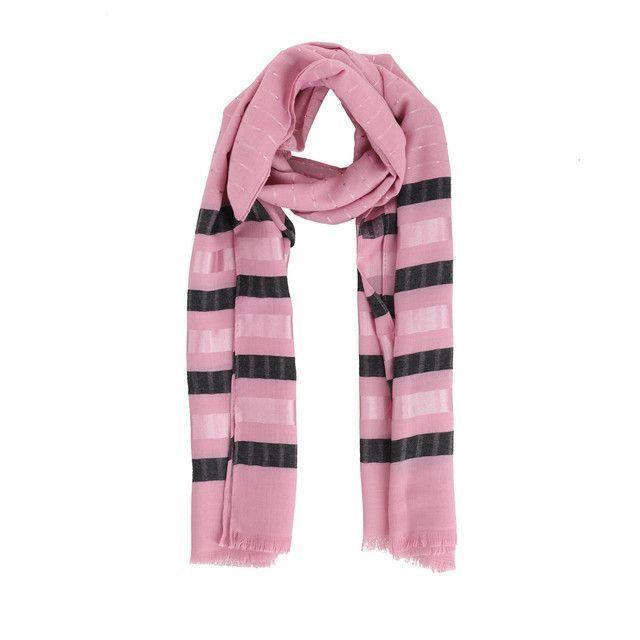 Pañuelo Liso Rosado Lurex iD-0