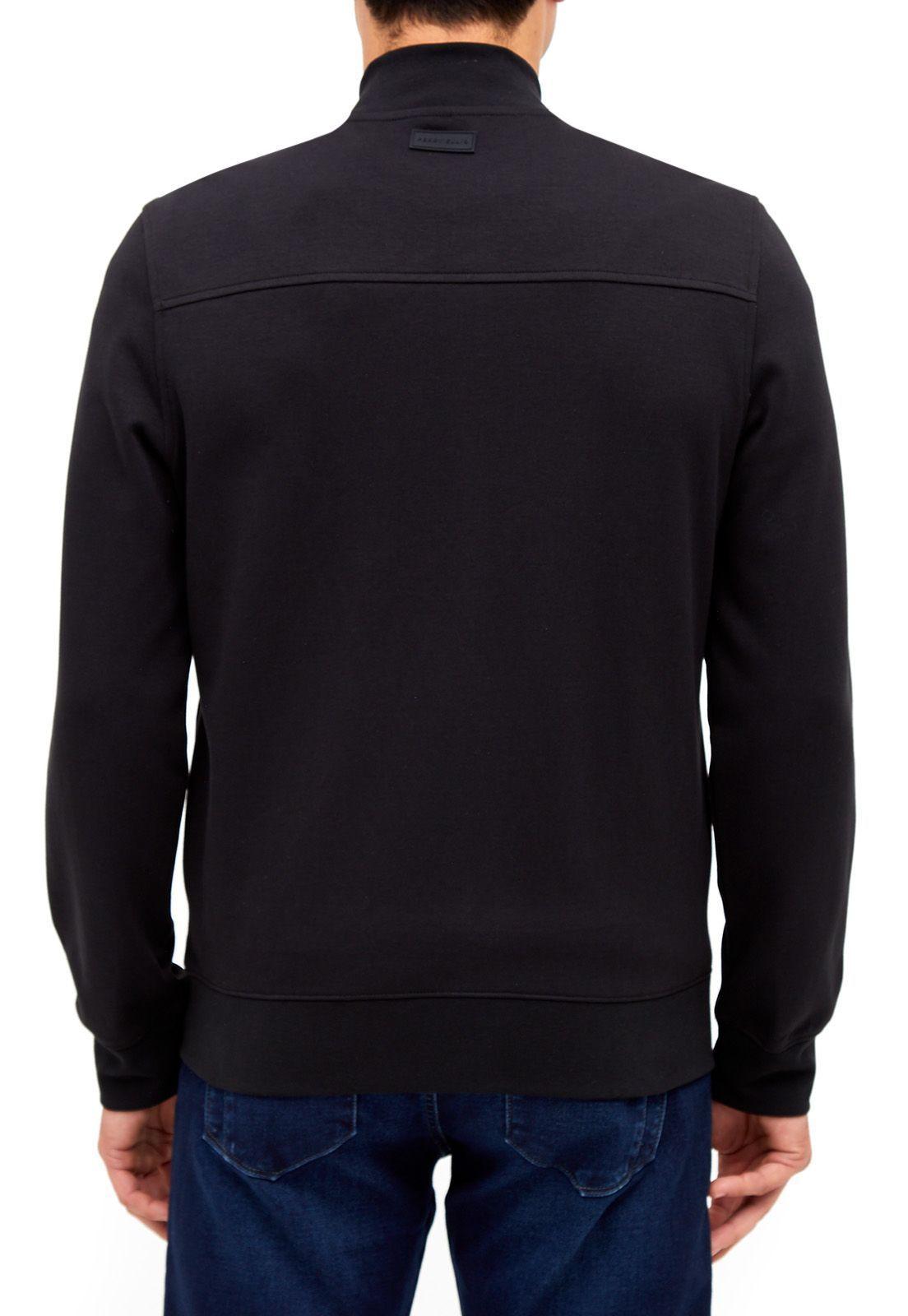 Polerón bomber quilted negro-2