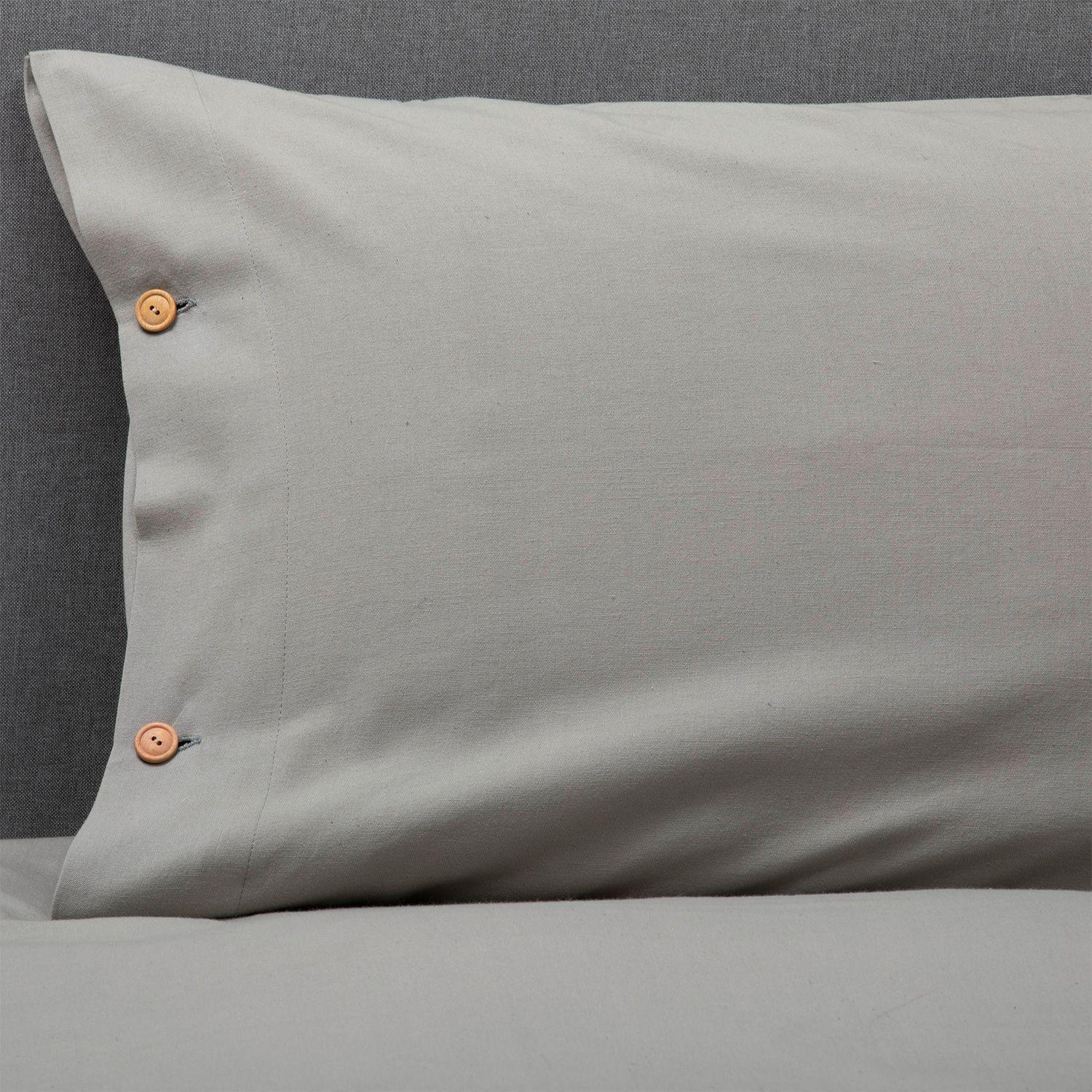 Funda de plumón gris oscuro algodón Super King-3