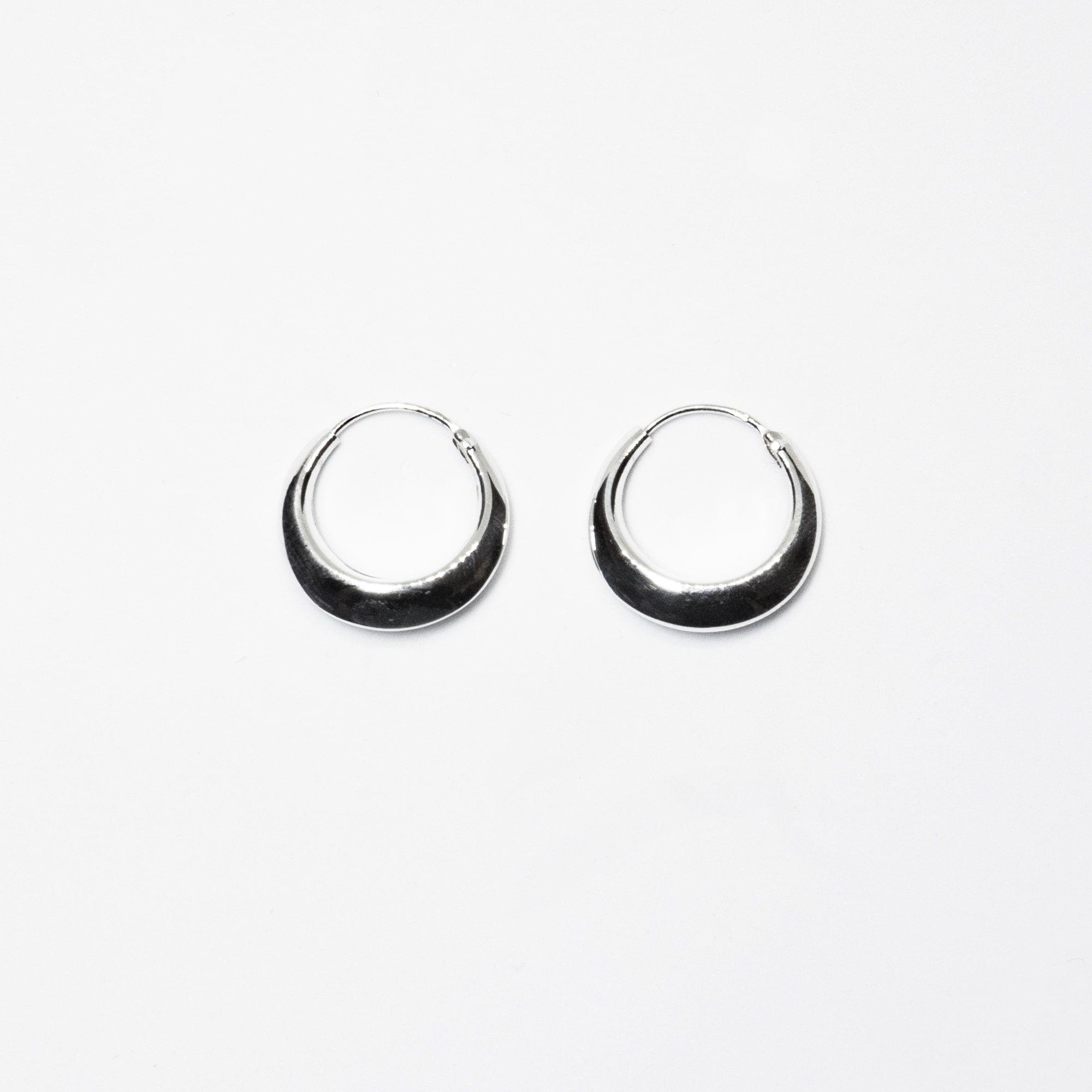 Argolla Plata inflada 20 mm / 2.5 mm. Plata Philippa Joyas-0