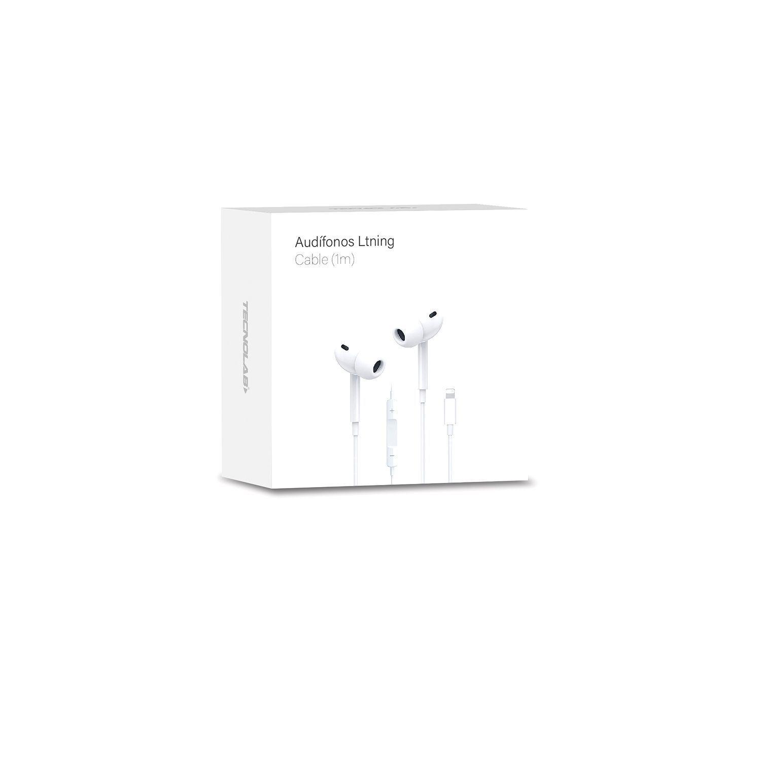 Audifonos In-Ear Lightning Bluetooth 1mt Tecnolab-2