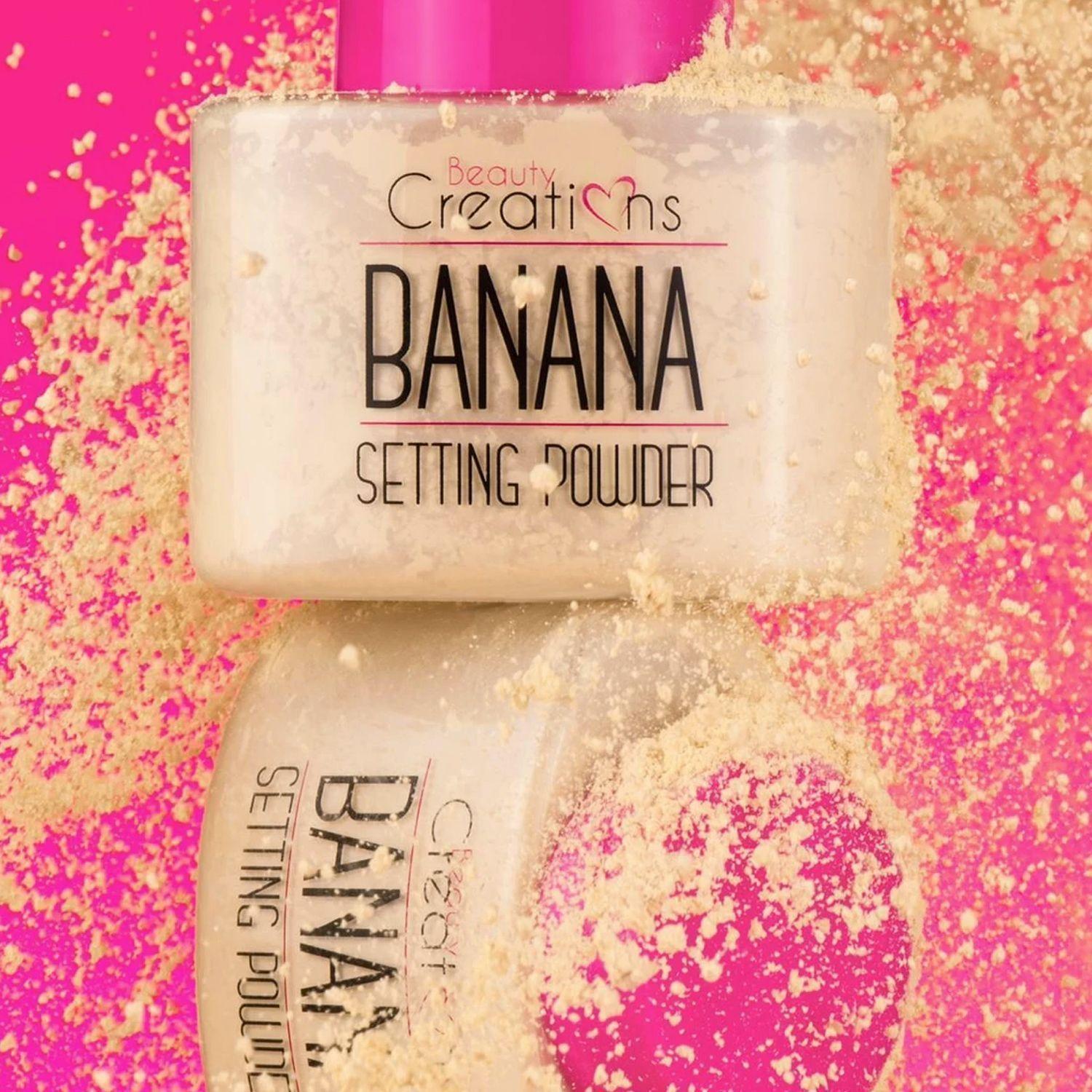 Pack Polvo Fijador "Banana" + Esponja De Maquillaje "Blending Sponge" Con Jabón Beauty Creations-3