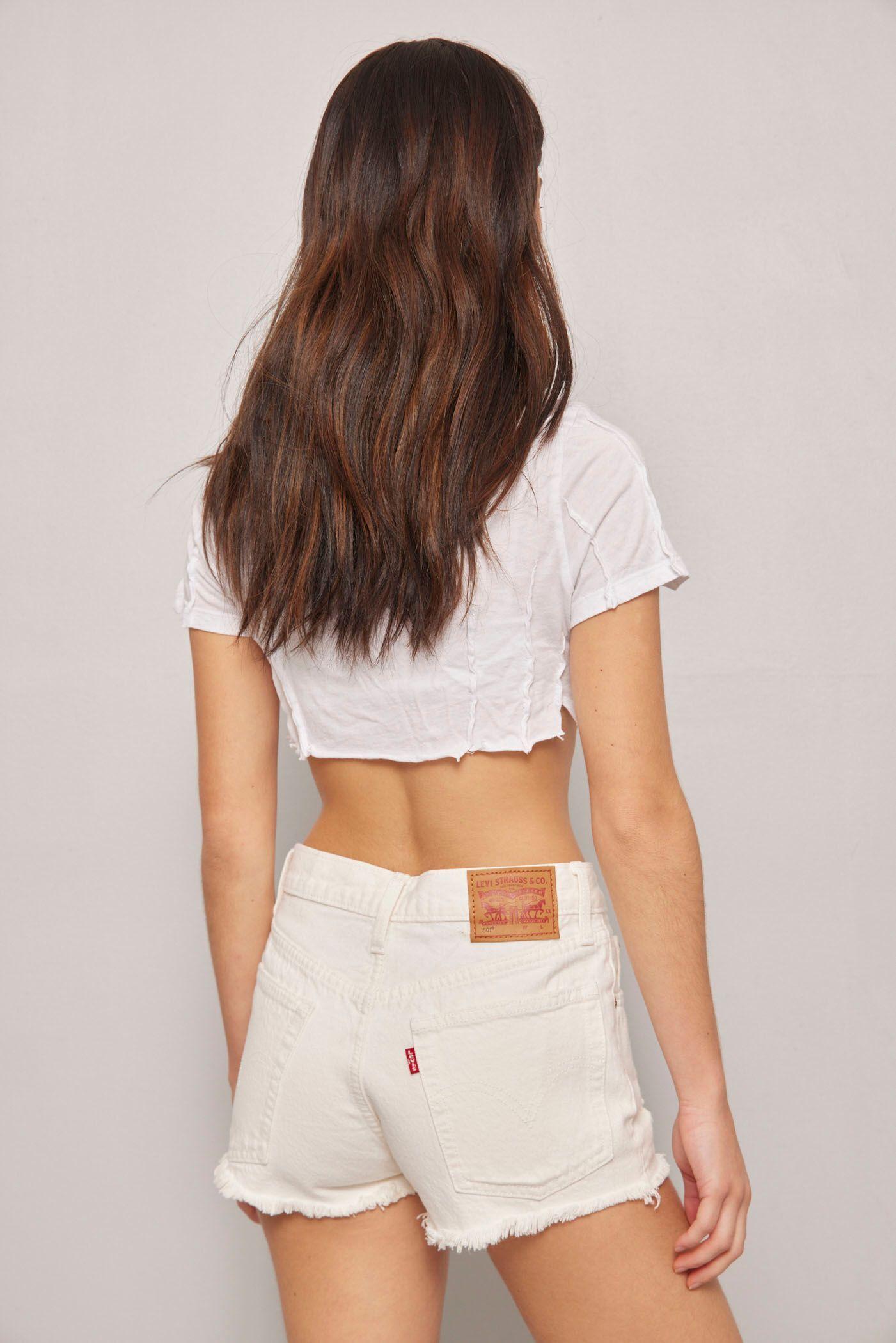Shorts casual  crudo levis talla XS-2