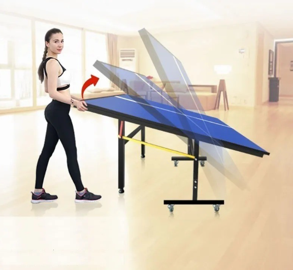 Mesa Ping Pong 18mm Frontón Reglametaria Ruedas-2