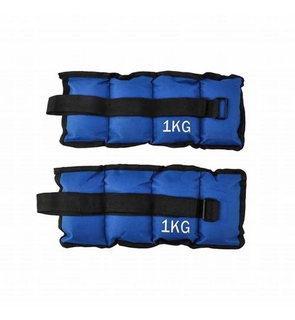 PAR TOBILLERAS PESO AJUSTABLE EJERCICIO 0,5 KG – TOTAL 1KG-0