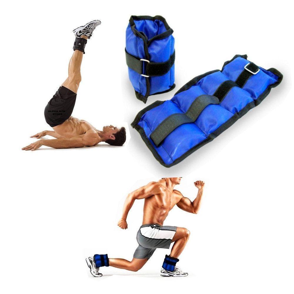 PAR TOBILLERAS PESO AJUSTABLE EJERCICIO 0,5 KG – TOTAL 1KG-3