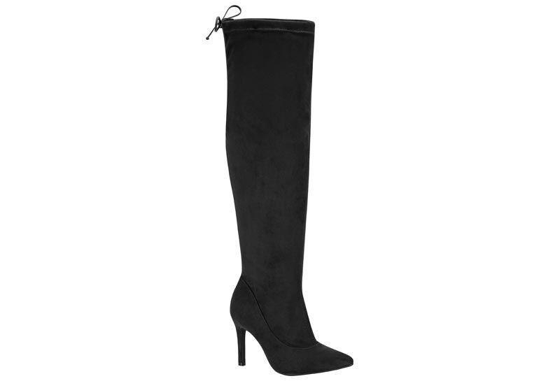 Bota Mujer Gamuza Negro 3049-241- Vizzano-0