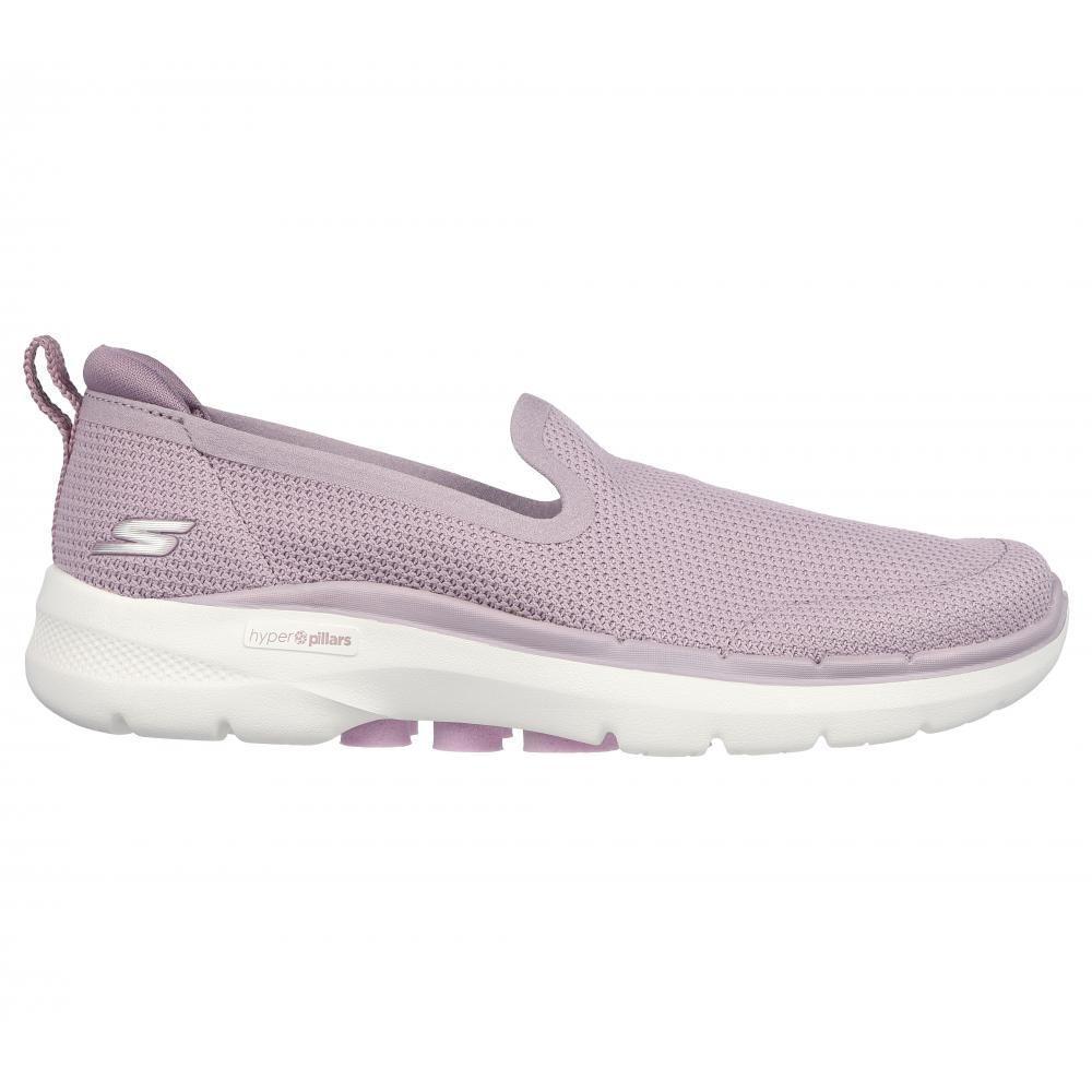 Zapatilla Mujer Go Walk 6 Malva Skechers-4