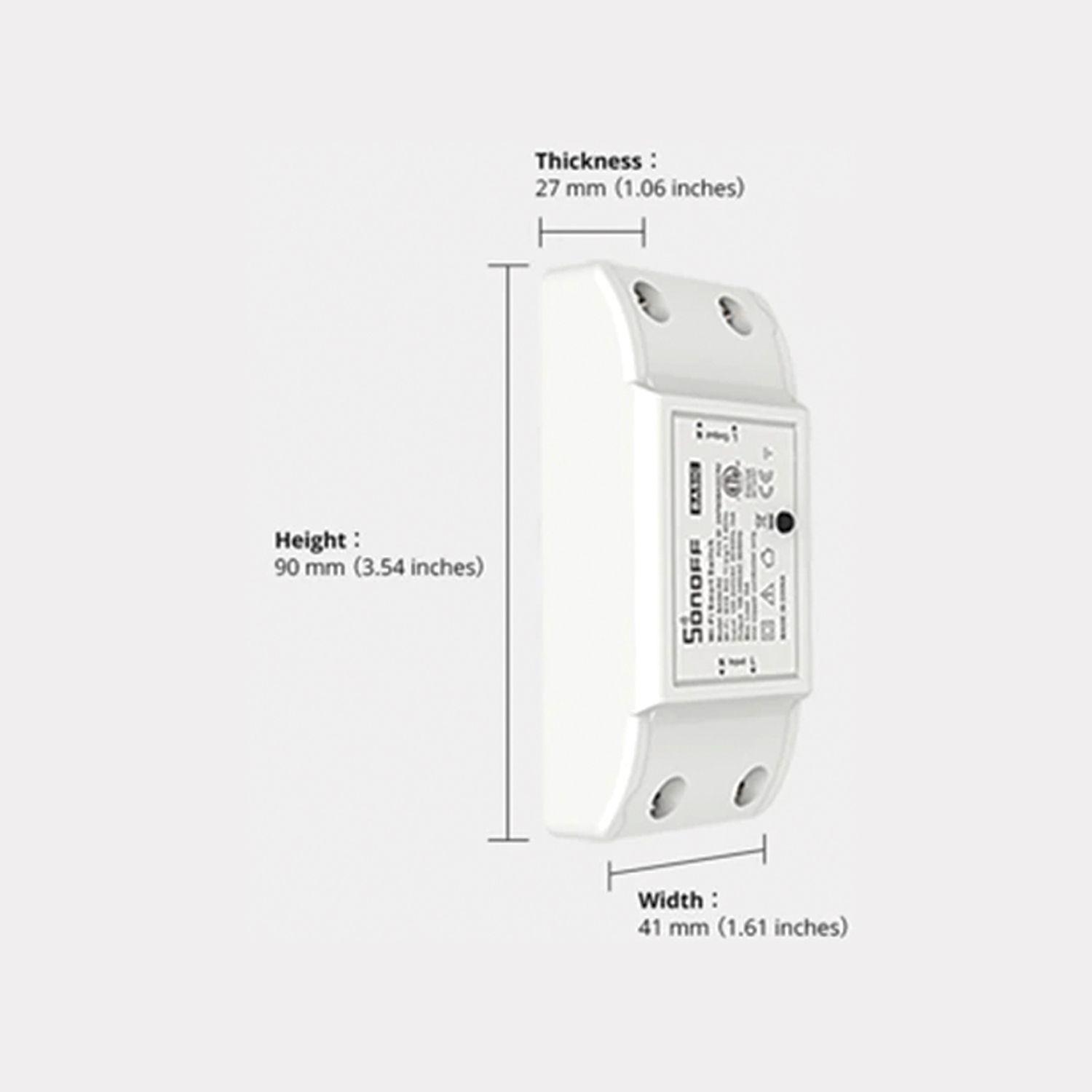 Pack 2 Interruptores Smart DIY BASIC R2 WiFi Sonoff-7