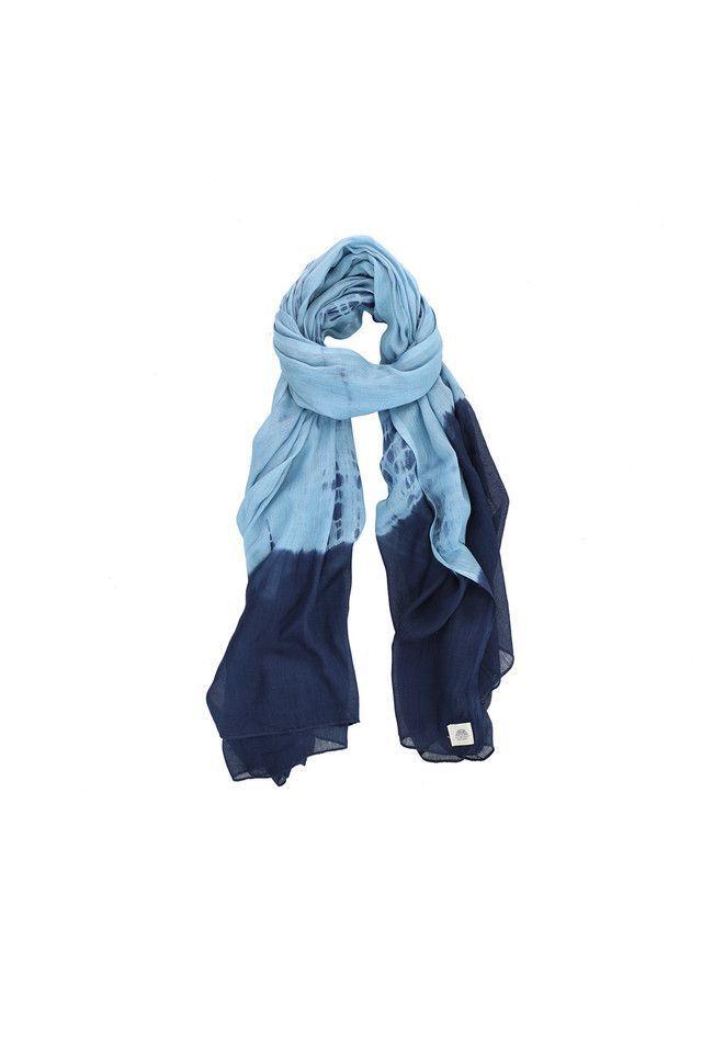 Pañuelo Estampado Waves Azul Humana-0