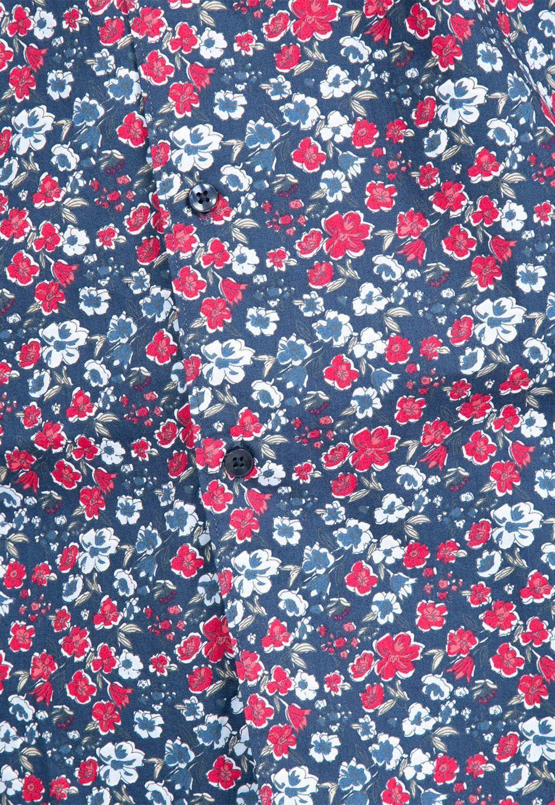 Camisa Sport Floreada Azul Arrow-3