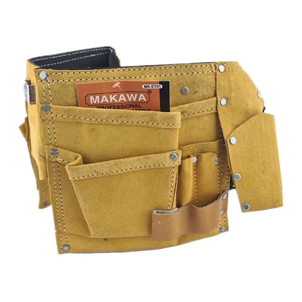 Coleto Carpintero Portaherramienta Doble Cuero Mk-2