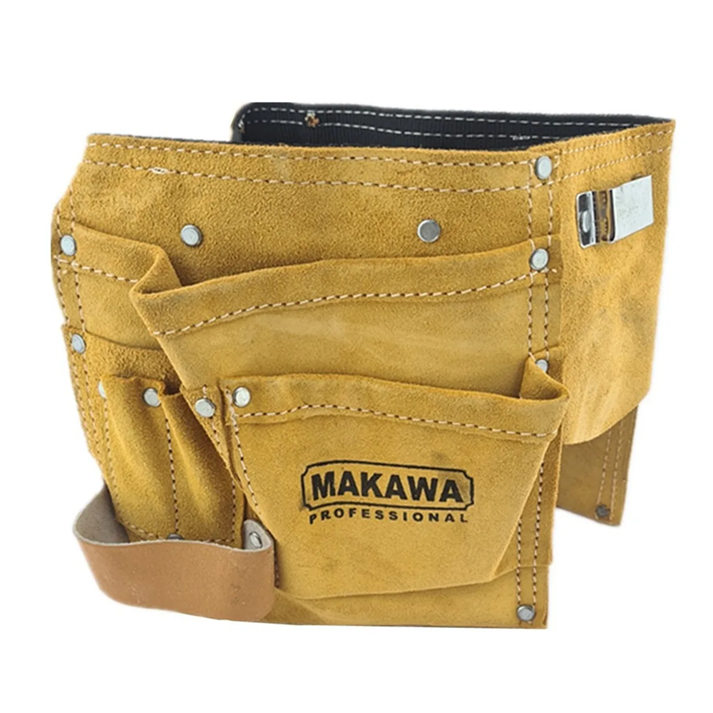 Coleto Carpintero Portaherramienta Doble Cuero Mk-1