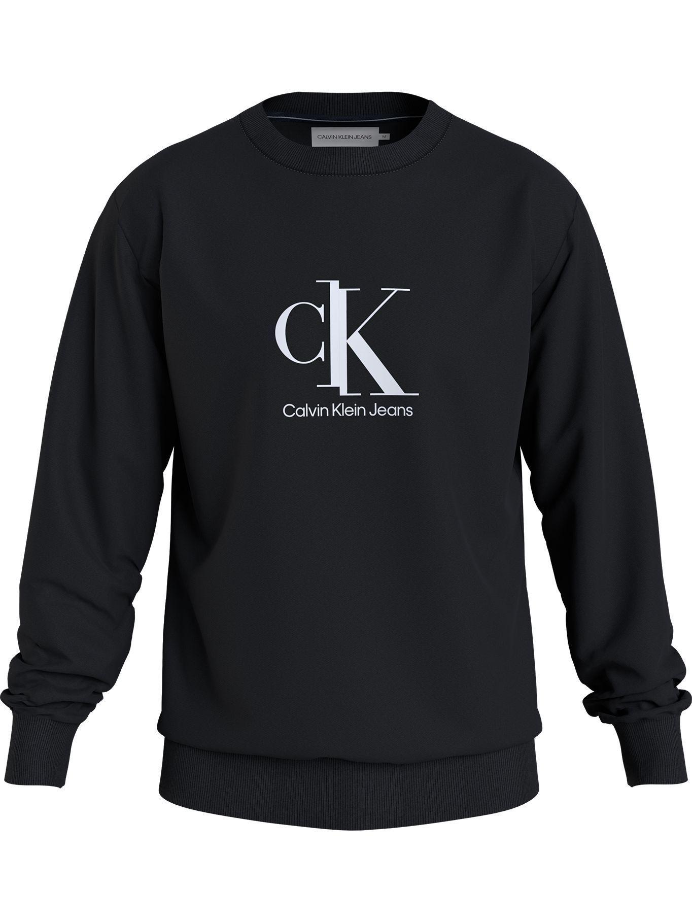 Polerón Spliced Negro Calvin Klein-0