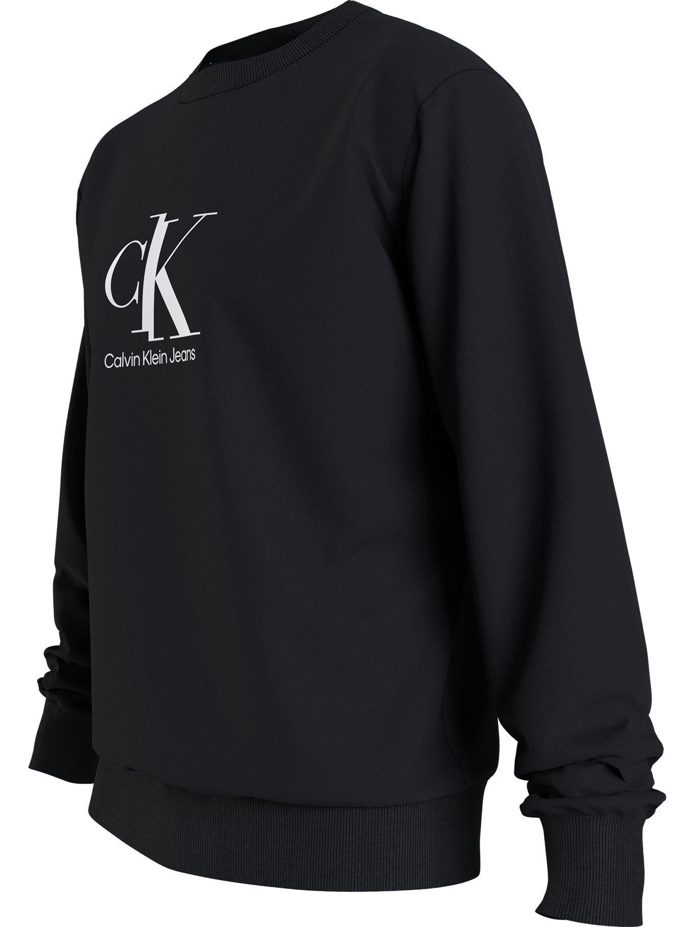 Polerón Spliced Negro Calvin Klein-2