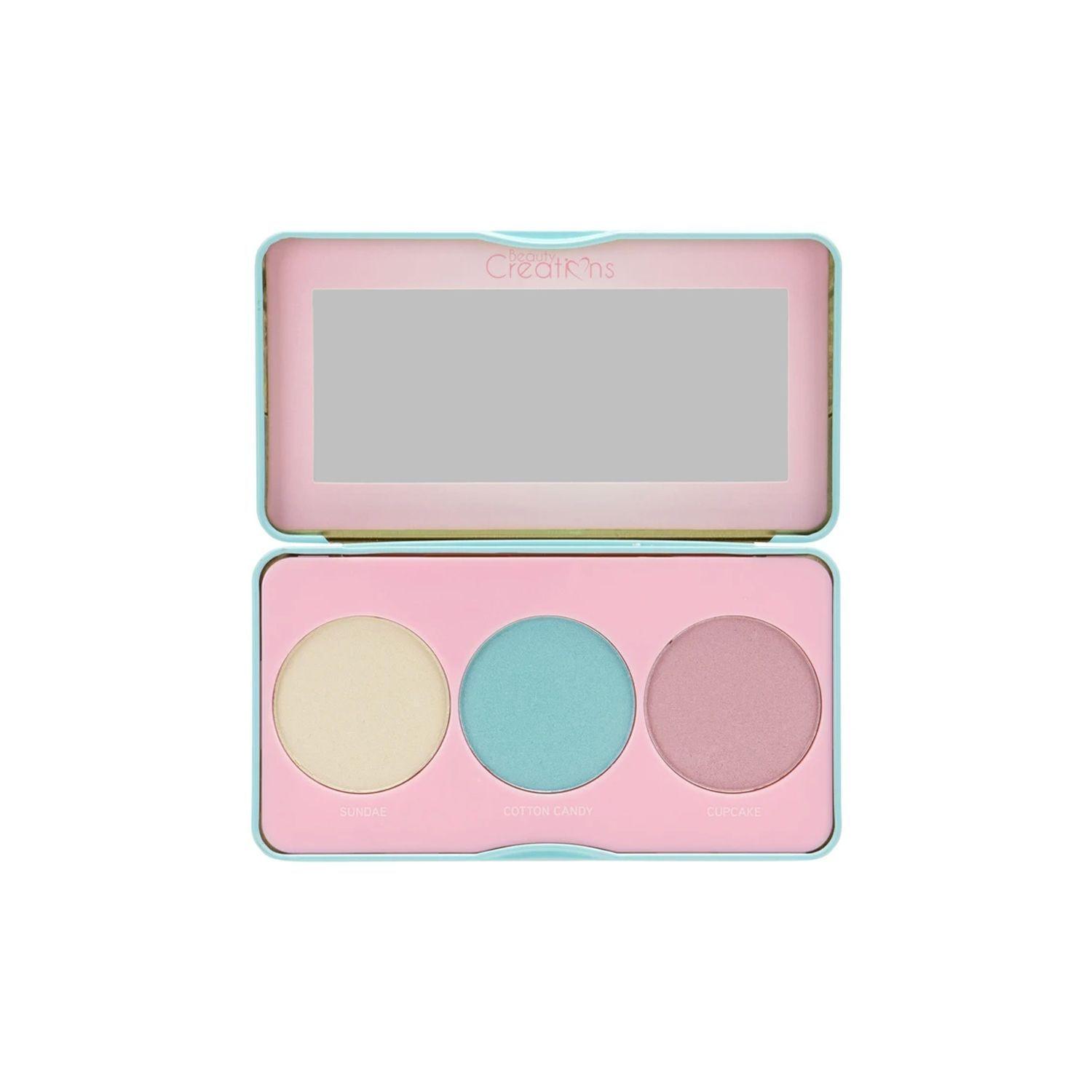 Pack Paleta De Iluminadores "Sweet Glow" + Paleta De Sombras "Sugar Sweet" de Beauty Creations-1