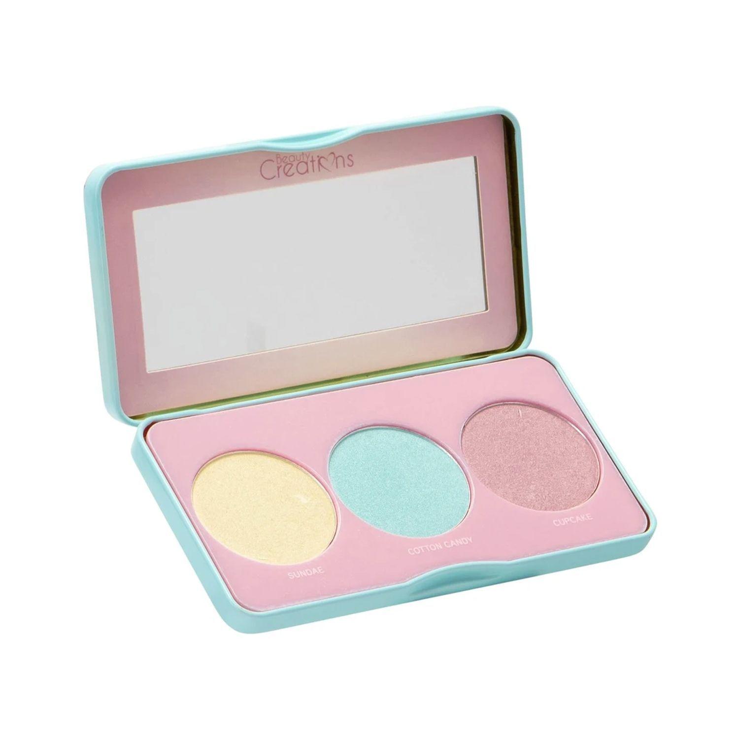 Pack Paleta De Iluminadores "Sweet Glow" + Paleta De Sombras "Sugar Sweet" de Beauty Creations-2