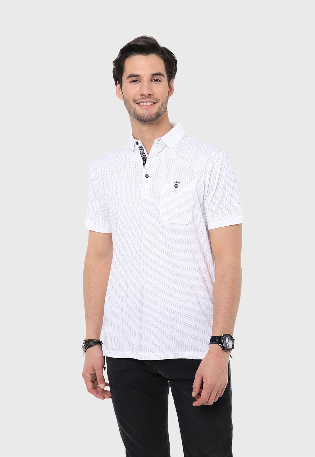 Polera Jersey Manga Corta Guy Laroche-0