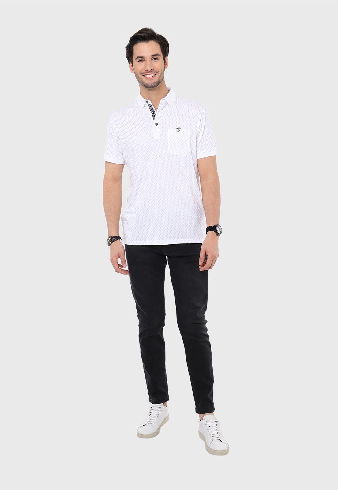 Polera Jersey Manga Corta Guy Laroche-3