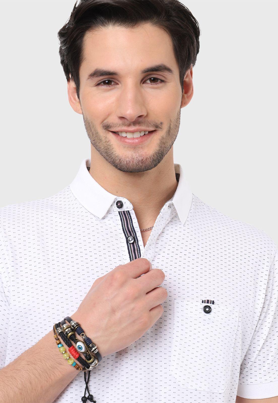 Polera Jersey Manga Corta Guy Laroche-2