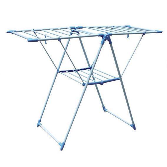 Tendedero Organizador Colgador Plegable Portátil 2 Niveles-0