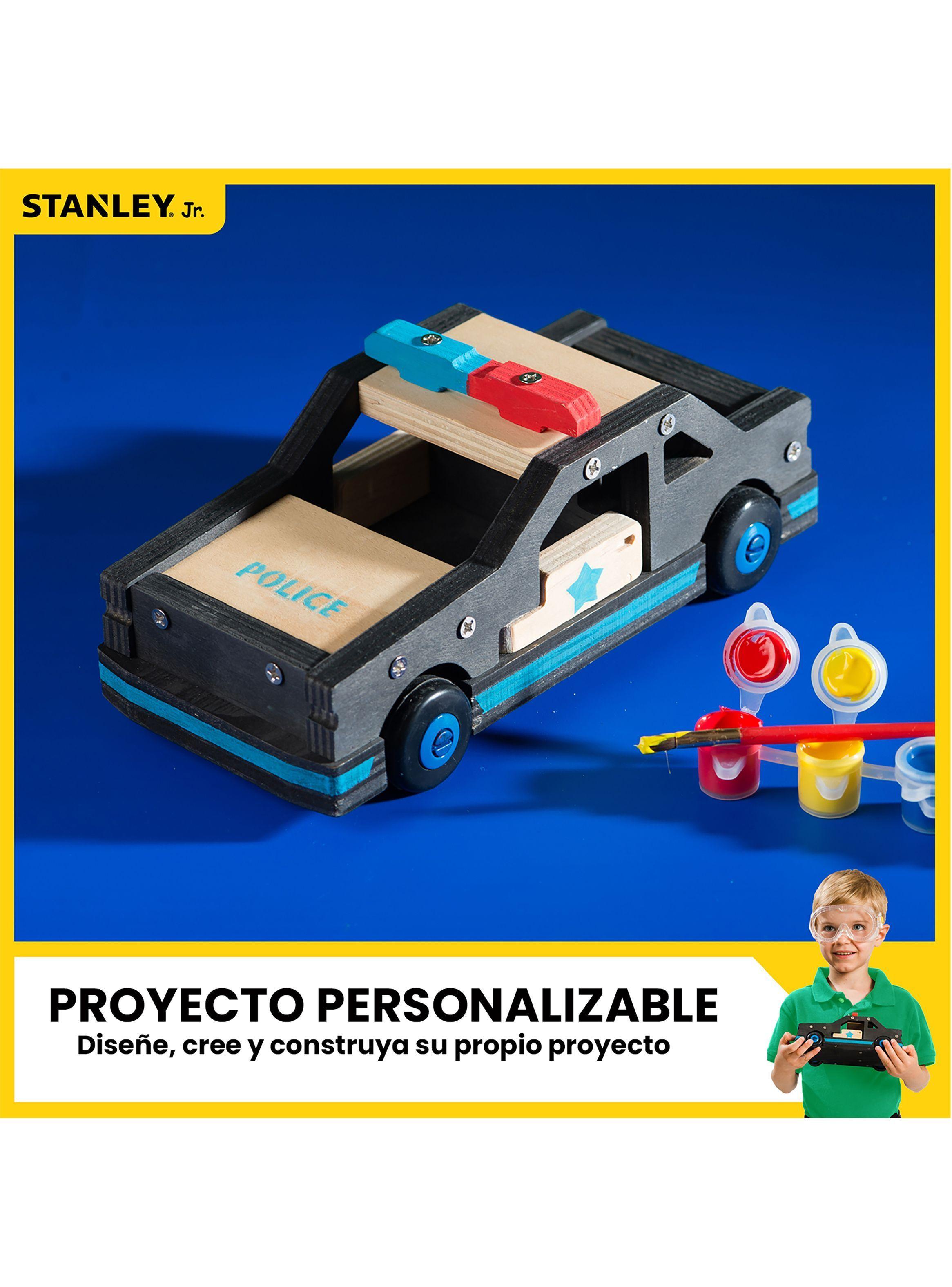 Set de Construcción para niño Auto de Policía Stanley Jr-4