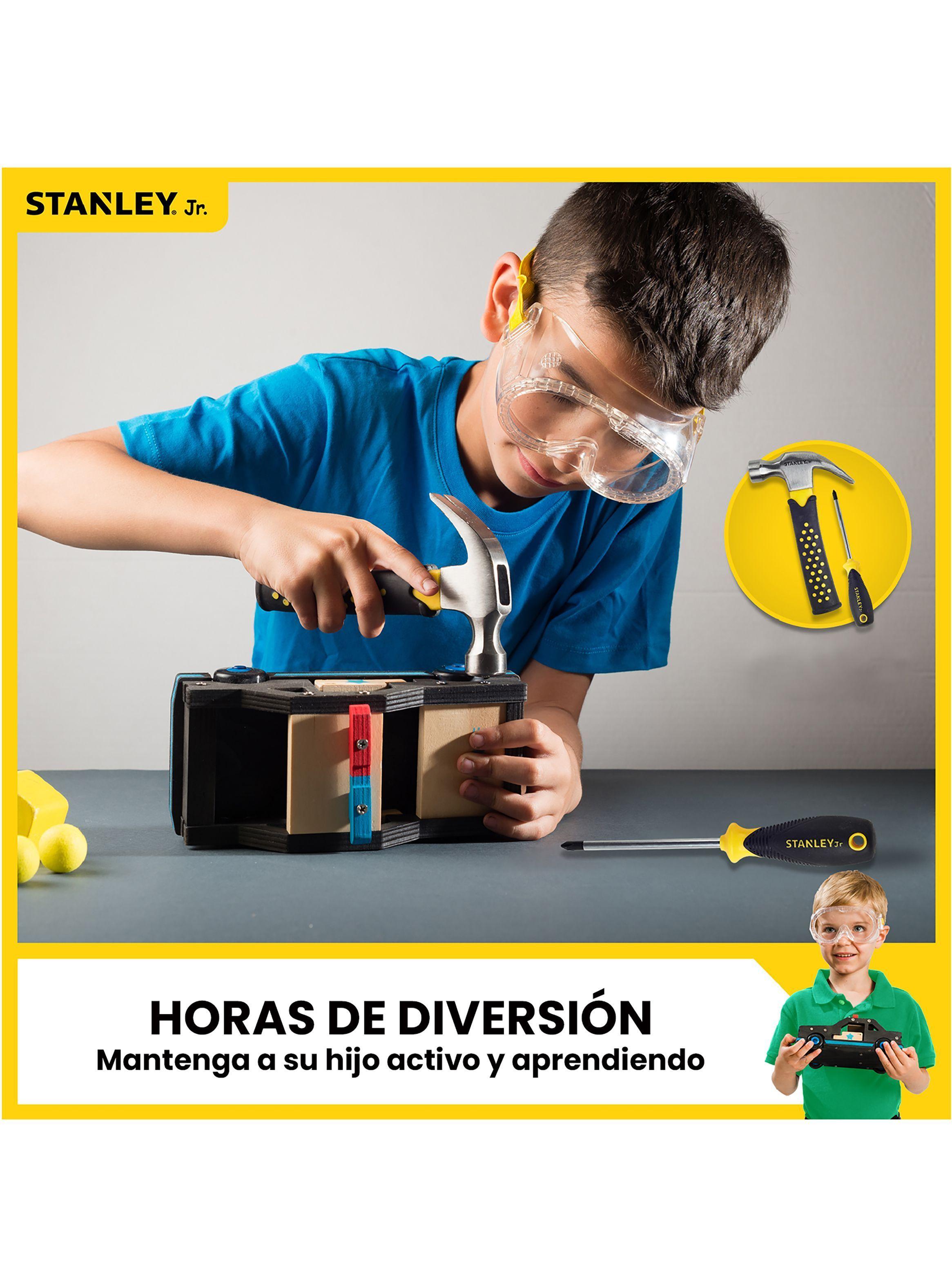 Set de Construcción para niño Auto de Policía Stanley Jr-6