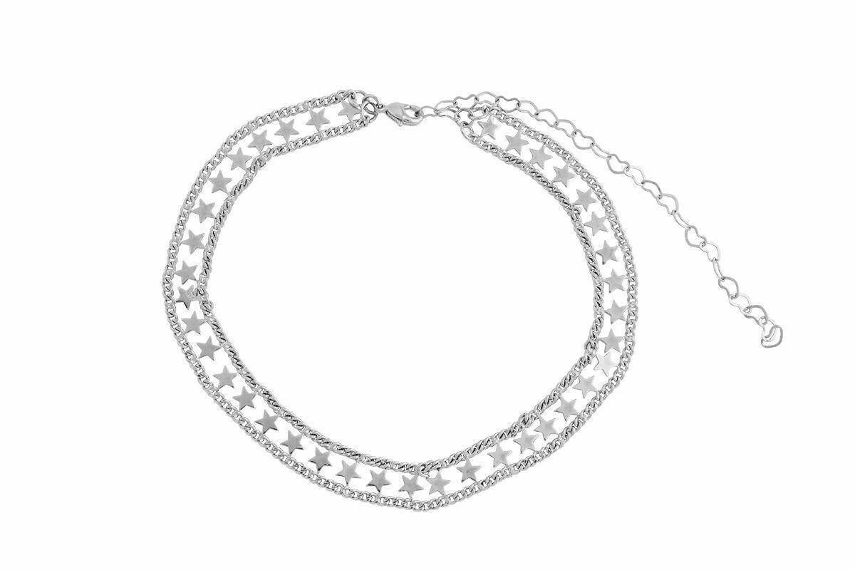 Collar Choker Plata Mujer Para Regalo Emma Cantarina-0