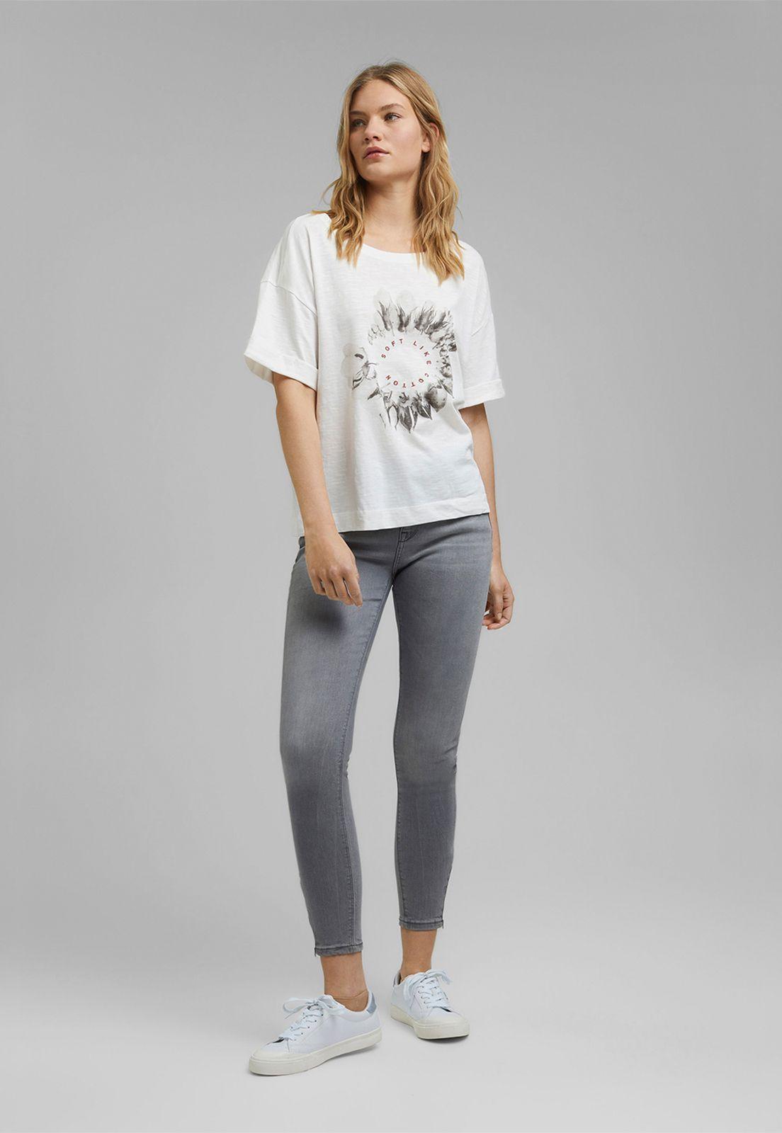 Polera Mujer Manga Corta Estampada Esprit-0