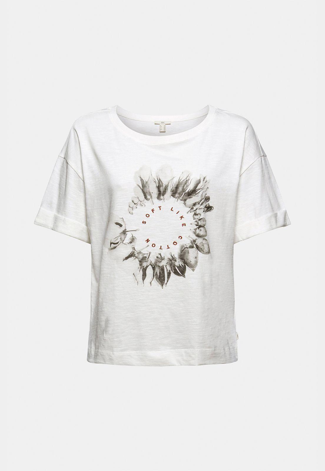 Polera Mujer Manga Corta Estampada Esprit-3