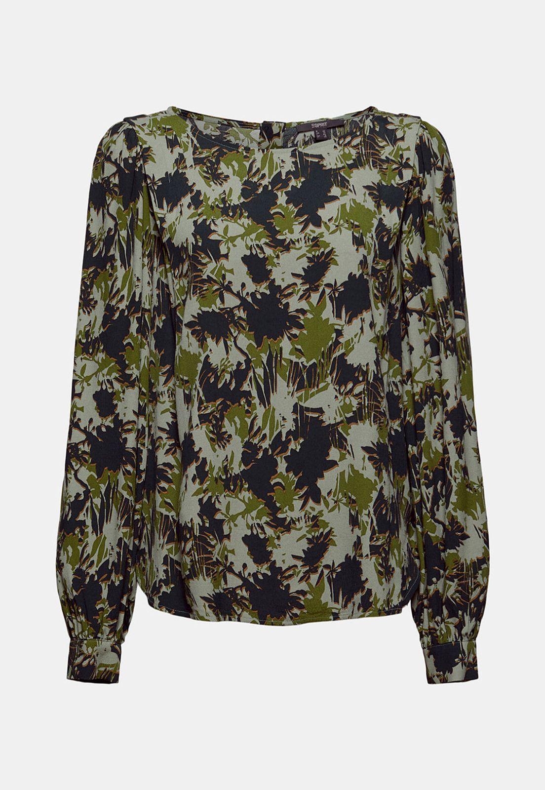 Blusa Estampada Con Lenzing™ Ecovero™ Esprit-3