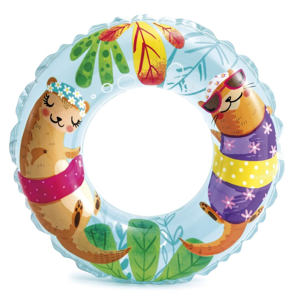 Flotador Inflable Marmotas 61 Cm Transparent Ring-0