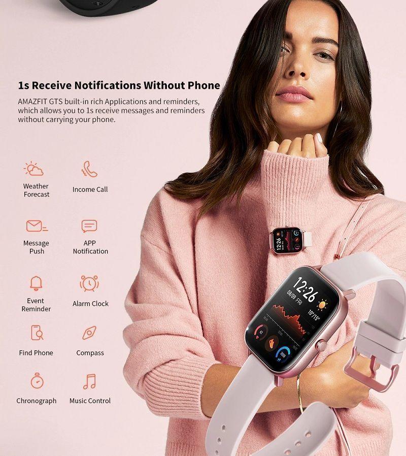 Smartwatch Amazfit Gts - Rosado-2
