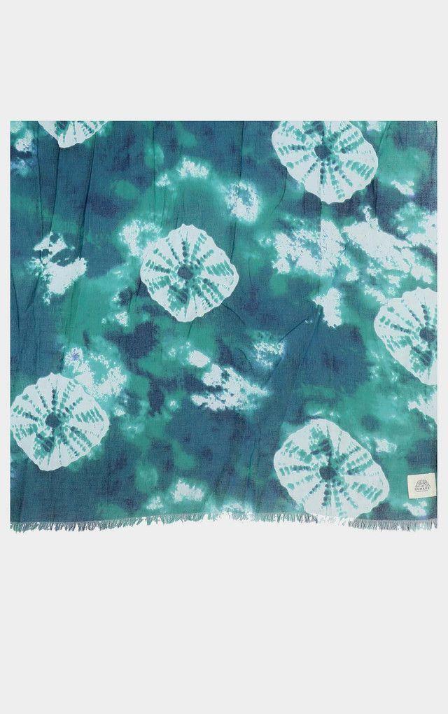 Pañuelo Estampado Marino Azúl Humana-1