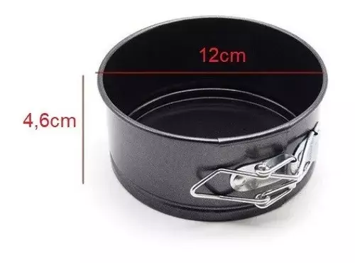 Molde Torta Moldes Queque Moldes Desmontables Mini Redondo-3