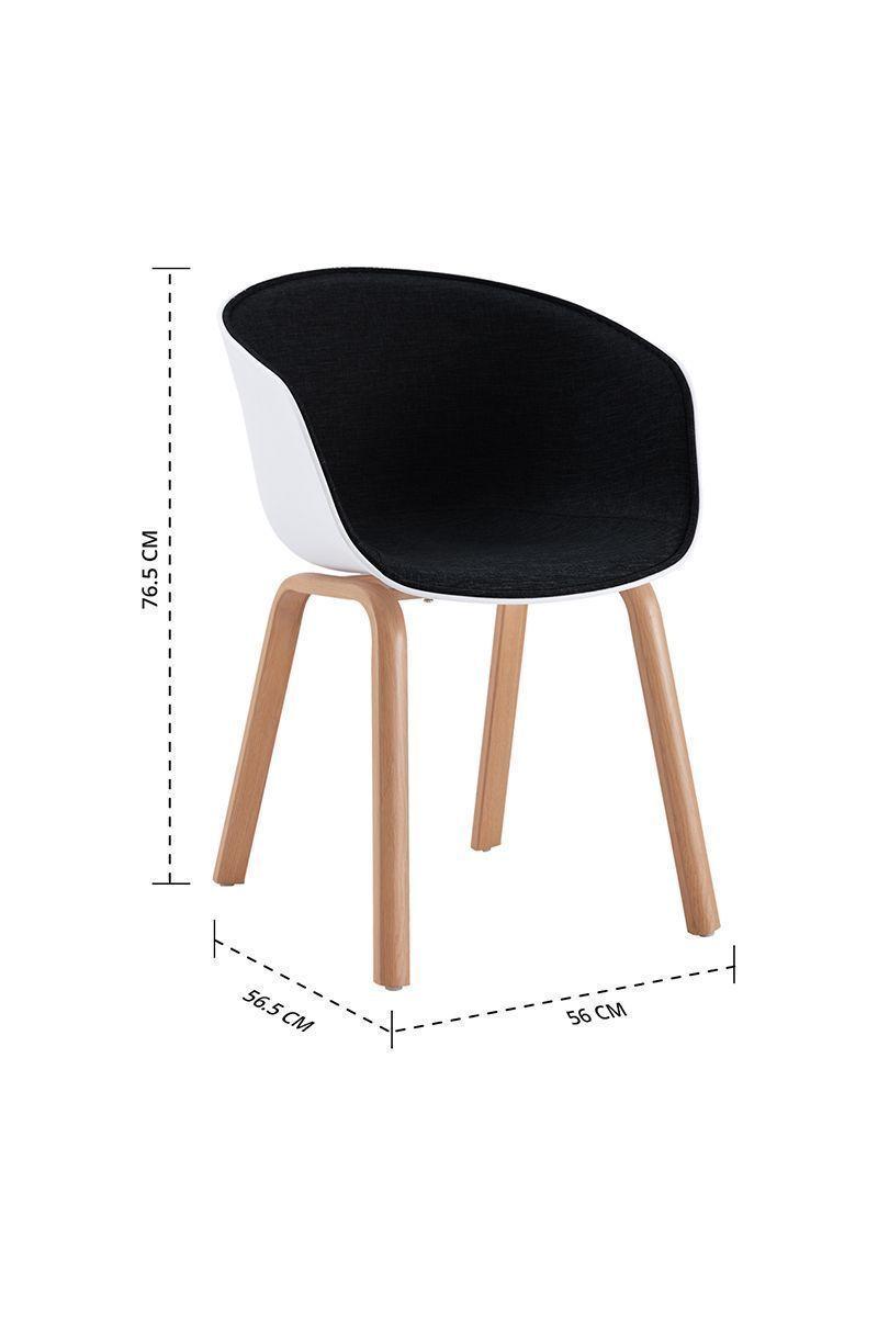 Silla de Comedor Sitial Adeline Negro-2