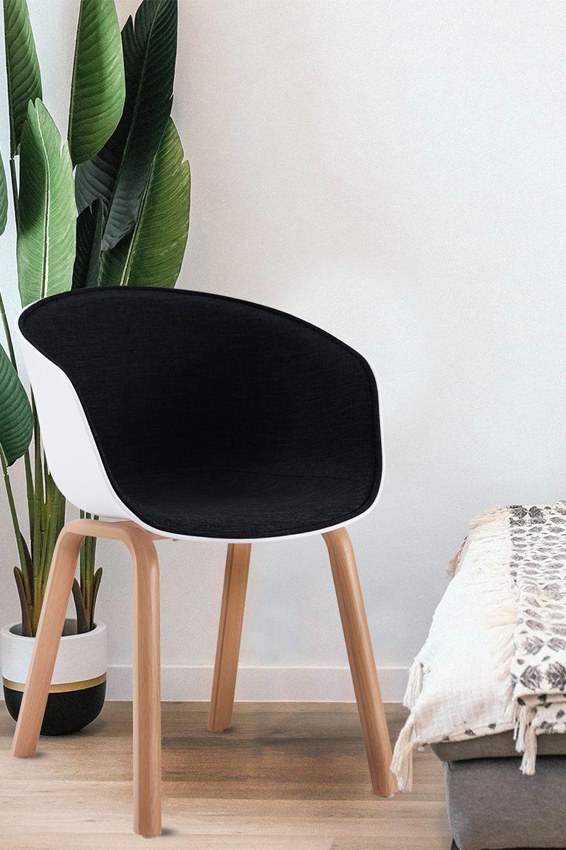 Silla de Comedor Sitial Adeline Negro-1