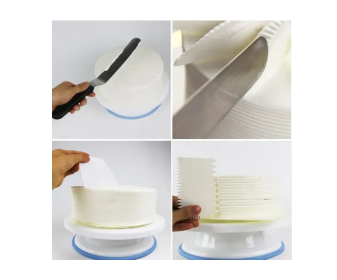 Base Giratoria 360 Para Torta Repostería 28 Cm De Diámetro-2