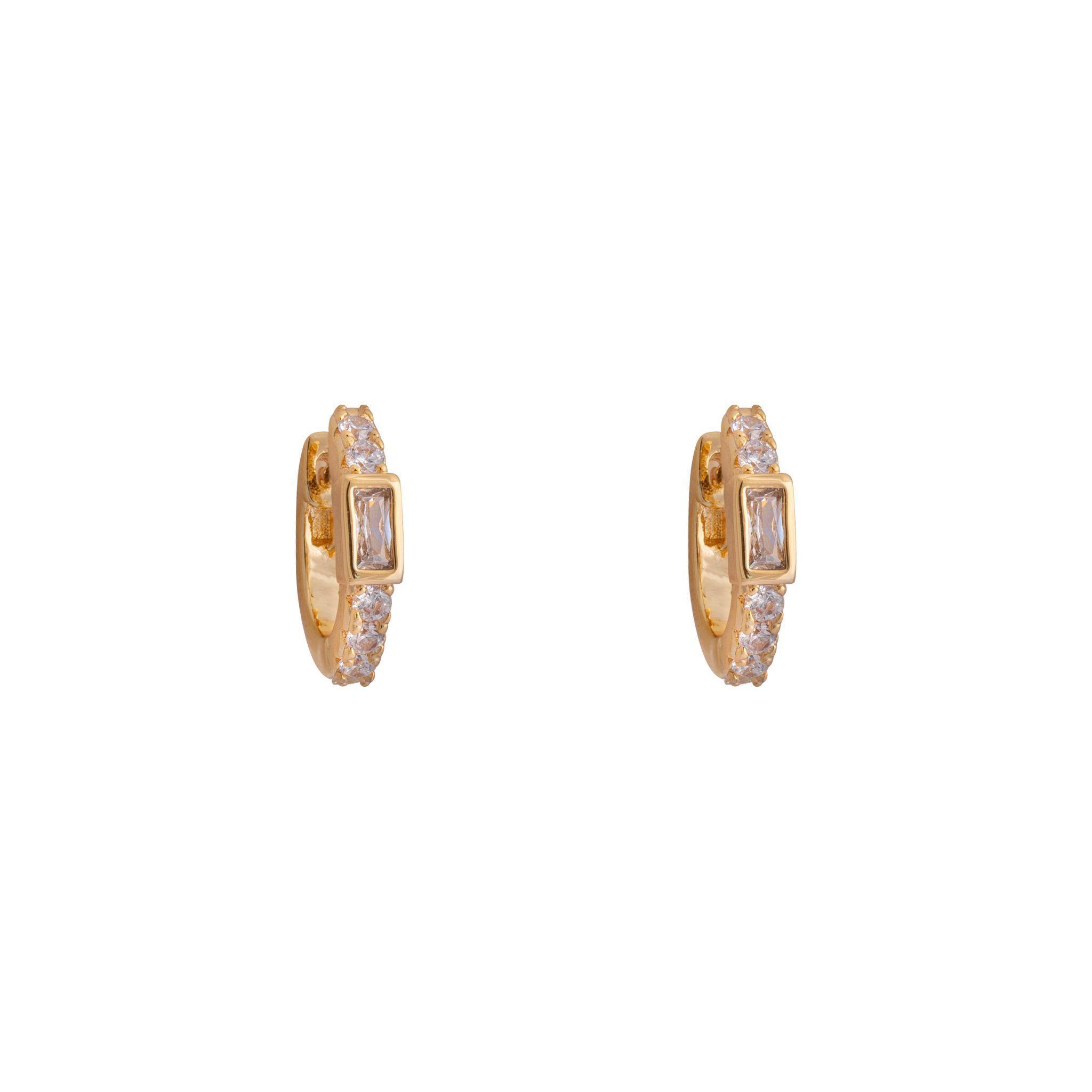 Argollas Beverly bañadas en Oro Hadara Joyas-0